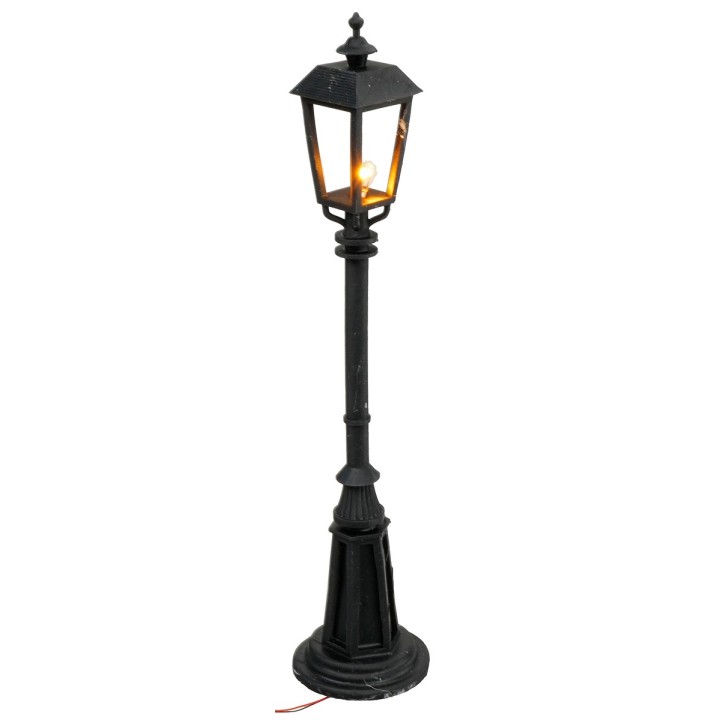 Lampione con lampada inglese da terra h 15 cm 12v