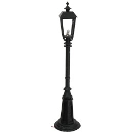 Farola con lámpara inglesa de tierra h 12 cm 12v
