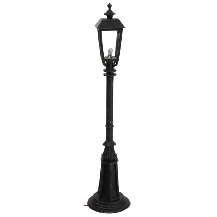 Farola con lámpara inglesa de tierra h 12 cm 12v