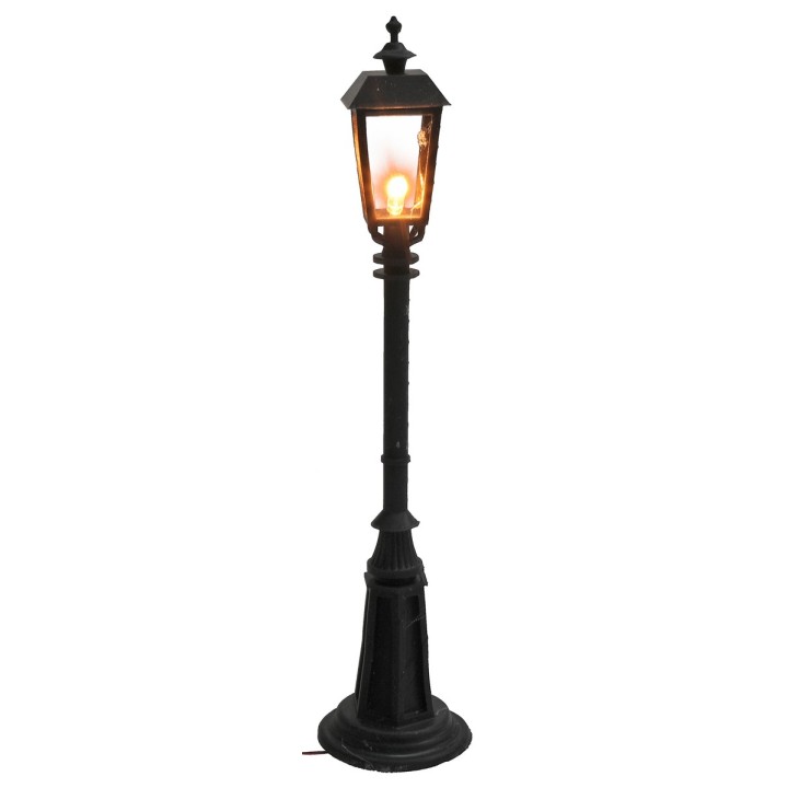 Farola con lámpara inglesa de suelo h 9 cm 12v