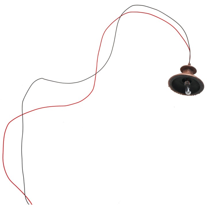 Lampadario ovale da soffitto Ø 2 cm 12v