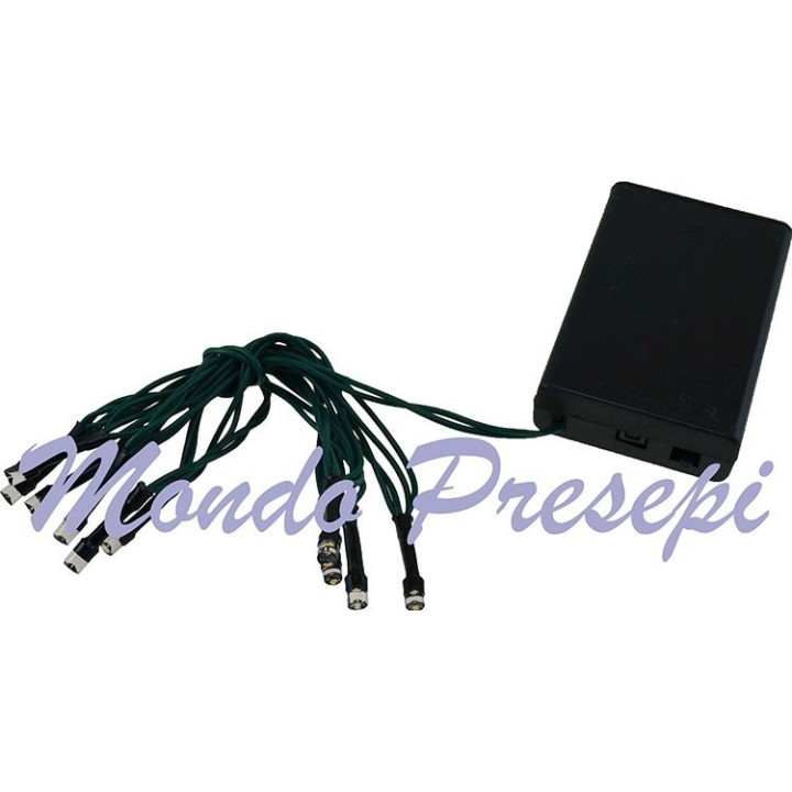 Serie 10 led a luce calda a batterie