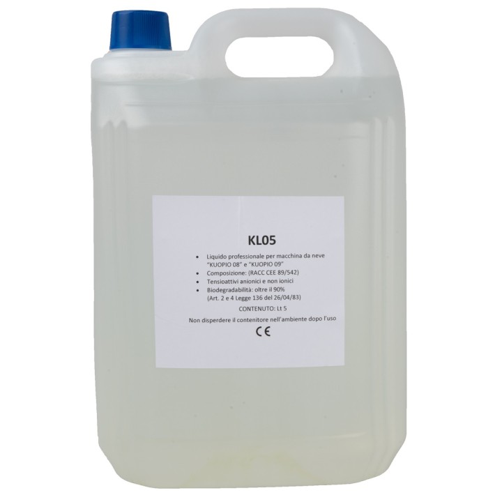 Líquido 5 litros para máquina de nieve KP08 - KL05
