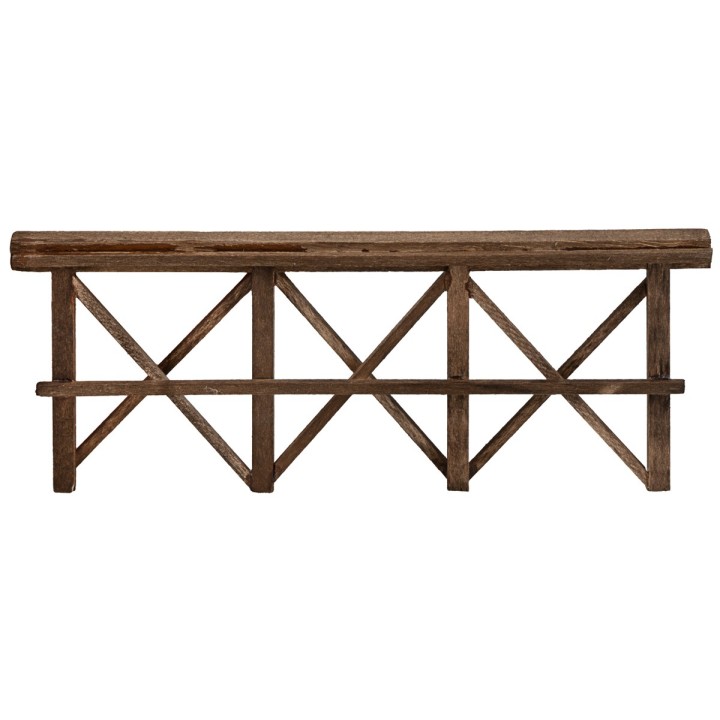 Wooden fence available in various sizes.