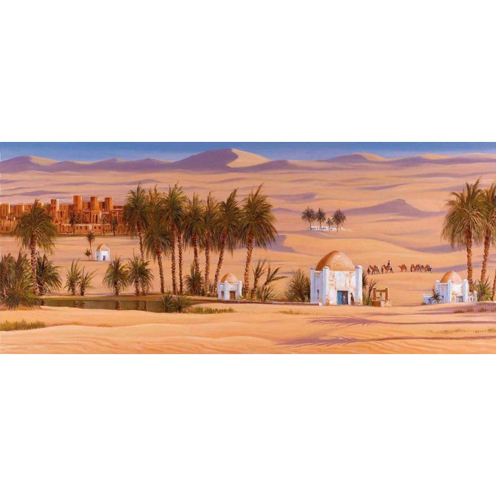 Fondale arabo con paesaggio 70x100 cm