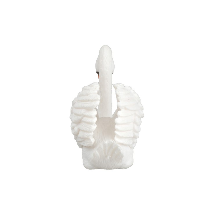 Set of two PVC swans for 9-10 cm statues