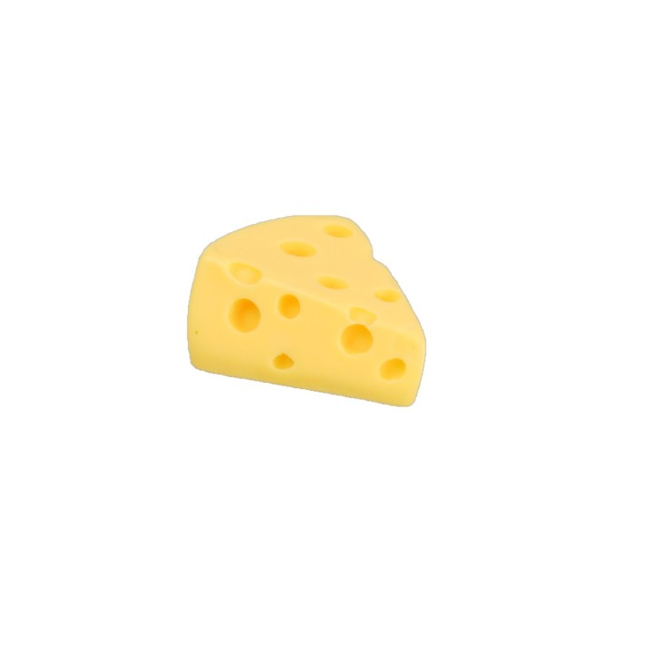 Set of three cheese wedges cm 1.5x1.2x0.6 h