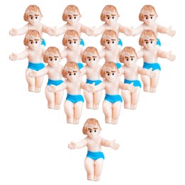 Set of 12 pieces of Baby Jesus 4 cm in PVC