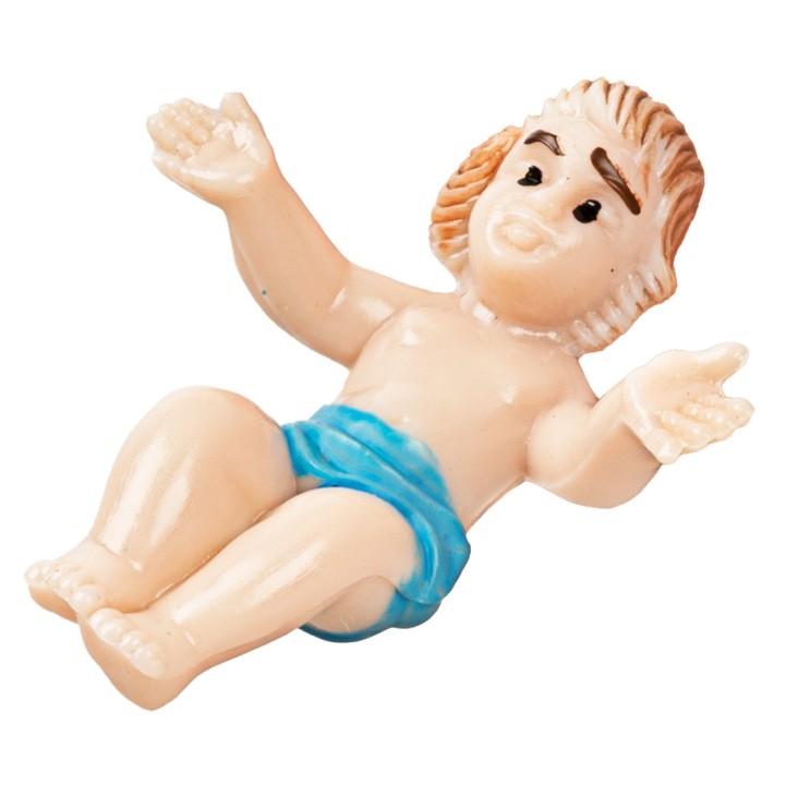 Set de 12 piezas de Niño Jesús de 4 cm en PVC