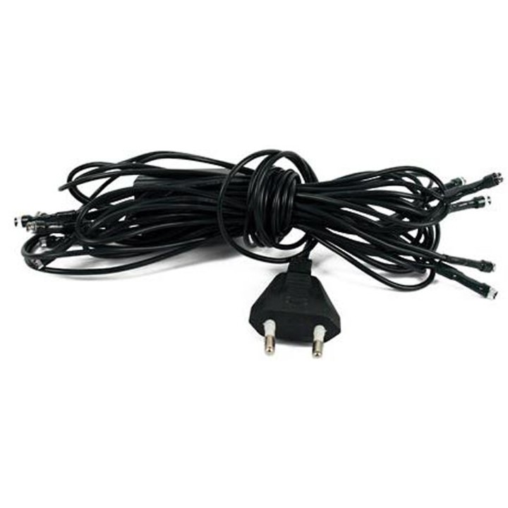 Collana 10 led bianco caldo distante 20 cm 220 volt
