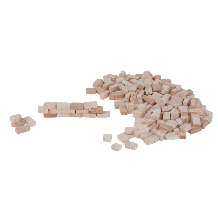 Irregular terracotta bricks available in