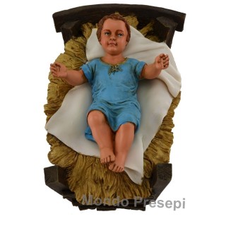 Cuna con niño para estatuas de 30 cm