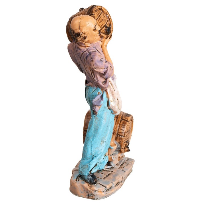 Hombre con barriles h 10 cm