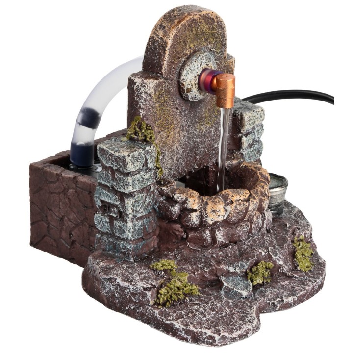 Fuente de resina funcionando cm 13,5x12x13 h