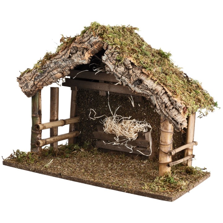 Capanna per Natività 15 cm 50x28x40 h