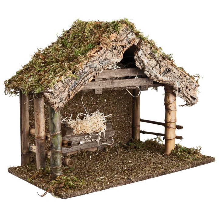 Cabaña para Natividad 15 cm 50x28x40 h