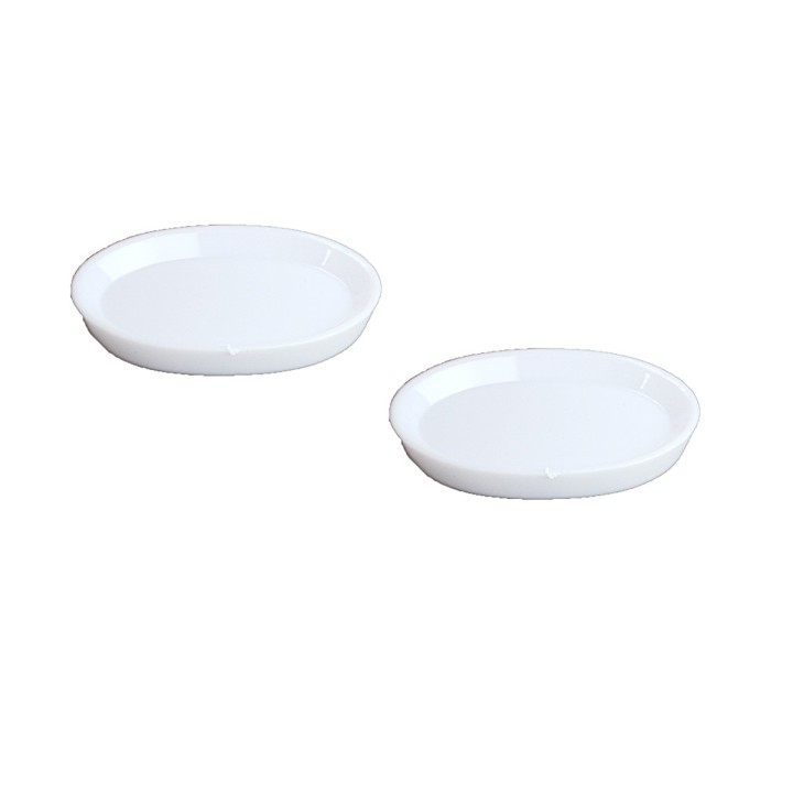 Set 2 piatti in pvc ø 2,5 cm