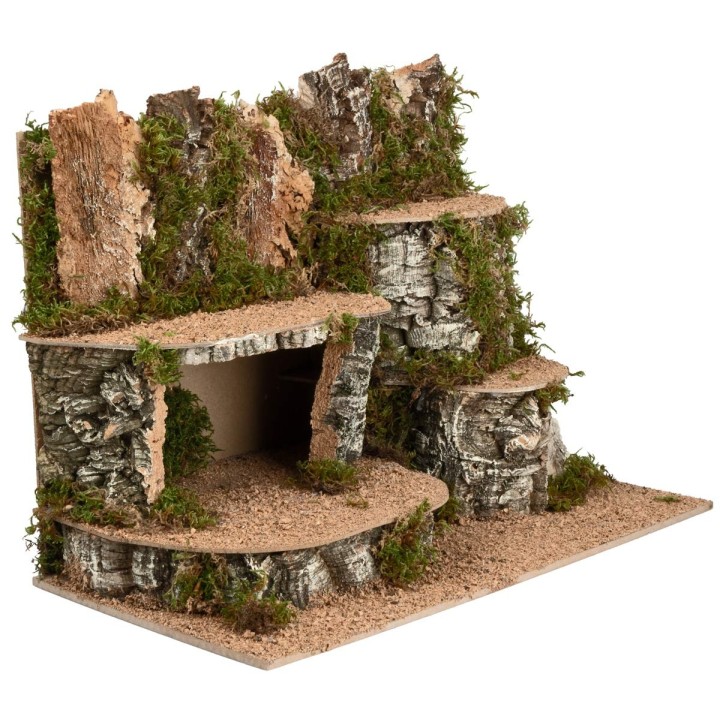 Scenario su più livelli cm 43x24x32 h