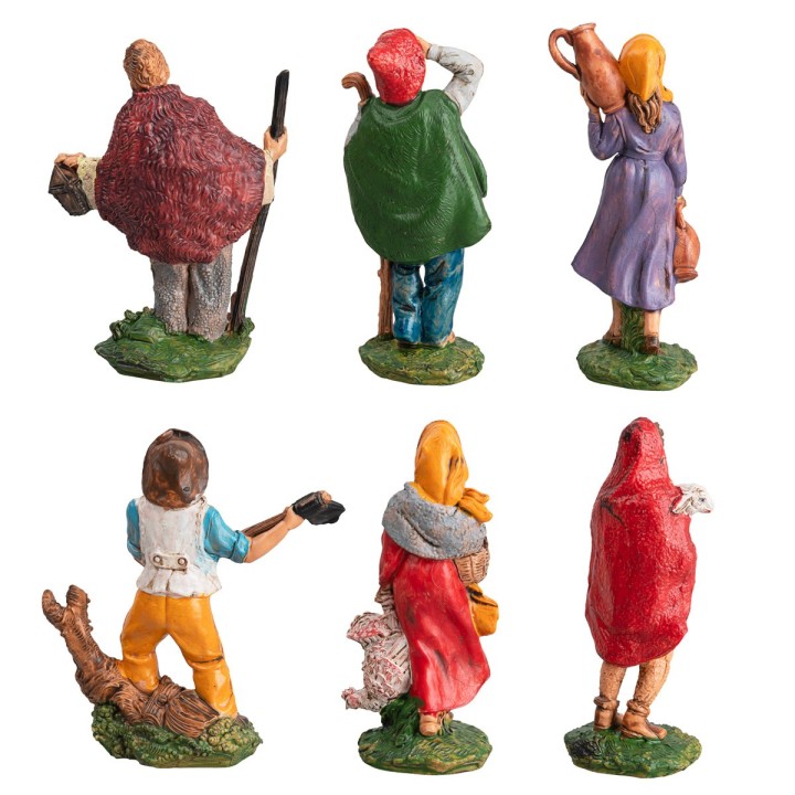 Set 6 artigiani serie 10 cm