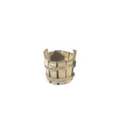 Tina de lujo de 3 cm en madera - Cod. 