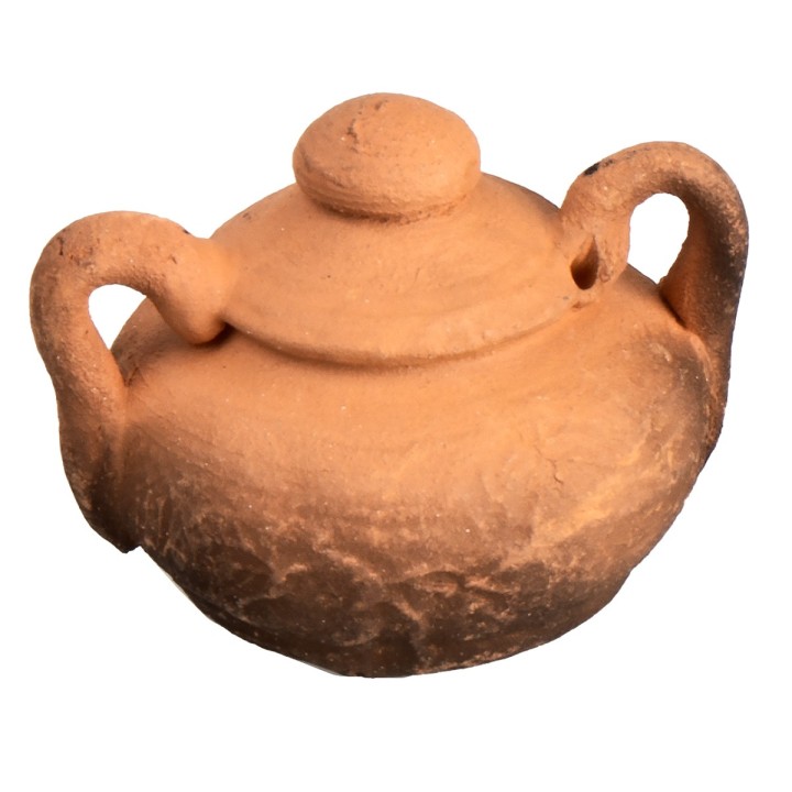 Pot with terracotta lid Ø 2.0 cm