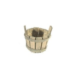 Lux 4 cm wooden tub - Cod. 