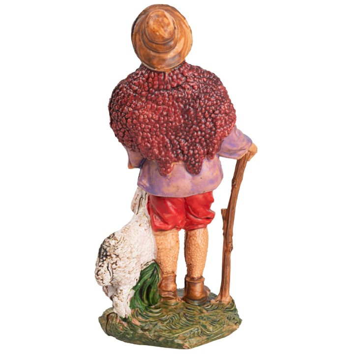 Shepherd with sheep 10 cm