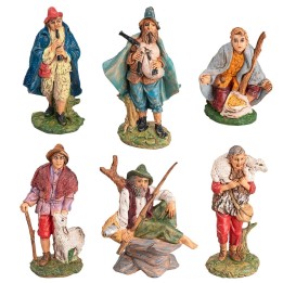 Set of six statues 10 cm series