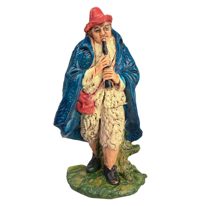 Shepherd playing the flute 10 cm