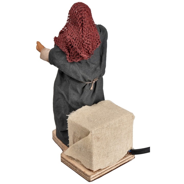 Mujer que llama serie 15 cm en movimiento