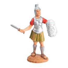 Roman soldier with sword and shield 10 cm
