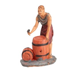 Hombre con barriles serie 10 cm