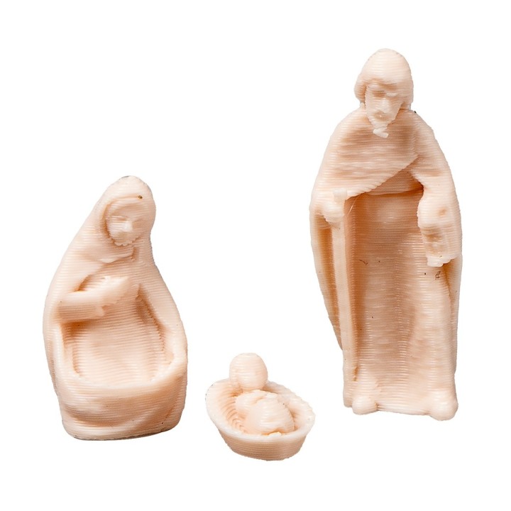 Mini Natività moderna per Presepe serie 3 cm