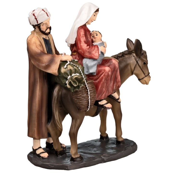 Flight into Egypt series 12-13 cm in resin