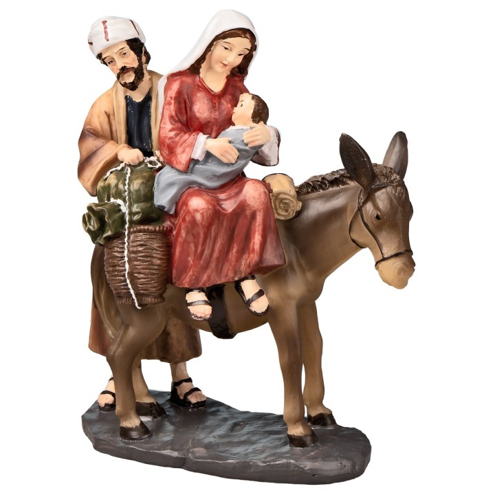 Fuga in Egitto serie 12-13 cm in resina