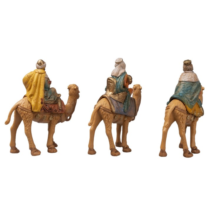 Conjunto 3 Reyes Magos en camello serie 10 cm Euromarchi
