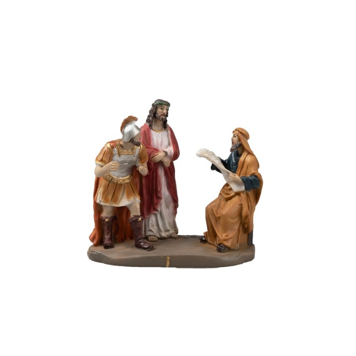 Estatuas de resina 14 estaciones Vía Crucis cm 9