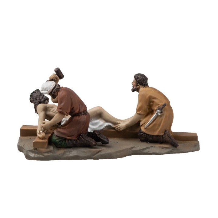 Resin statues 14 stations Way of the Cross 9 cm
