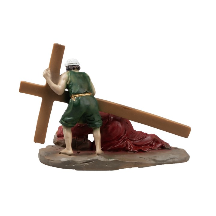 Resin statues 14 stations Way of the Cross 9 cm