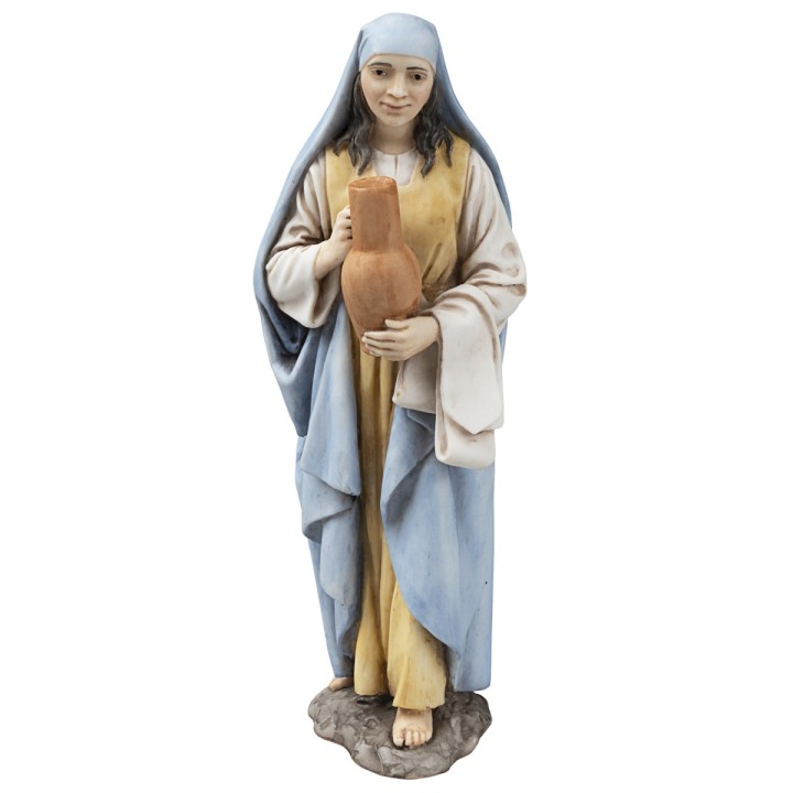 Mujer con ánfora en resina Landi Moranduzzo 15 cm