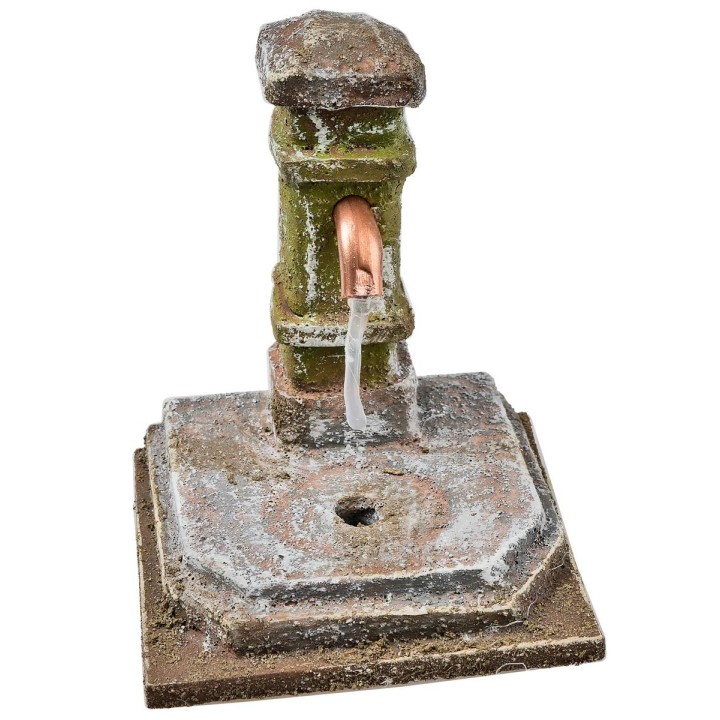 Fuente de columna en poliestireno cm 7x7x8,5 h