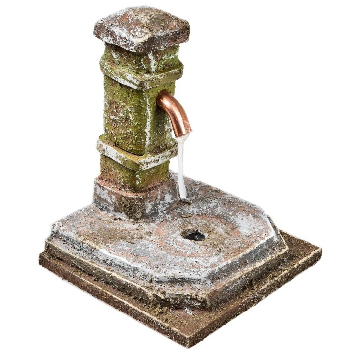 Fontana a colonna in polistirene cm 7x7x8,5 h