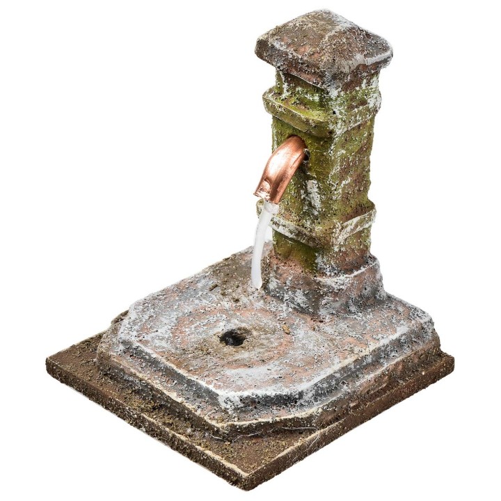 Column fountain in polystyrene cm 7x7x8.5 h