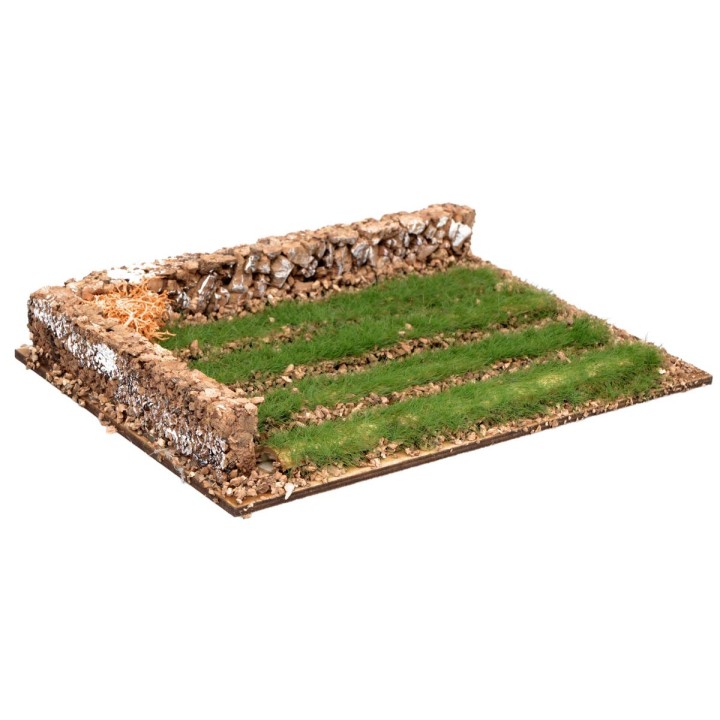 Garden with low wall cm 18x12x2.5 h