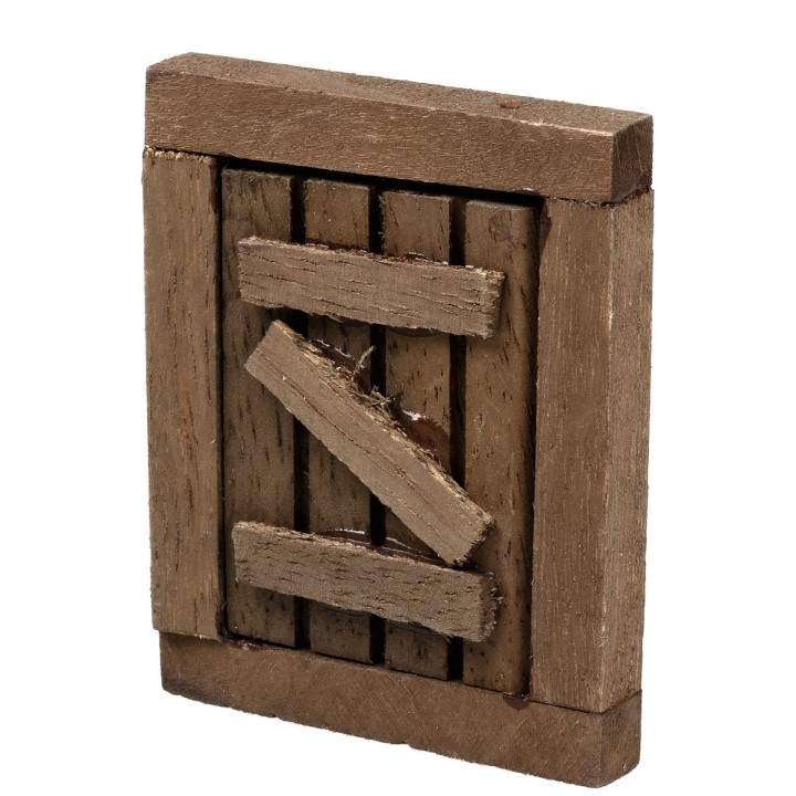 Ventana de madera con hoja abatible cm 4,5x0,8x5,7 h