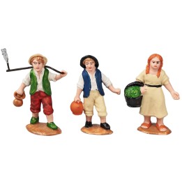 Conjunto 3 niños serie 10 cm