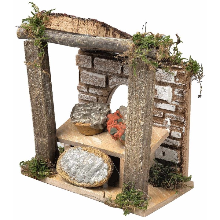 Bottega del pescatore cm 13x8x14,5 h