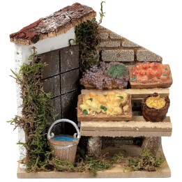 Fruit Vendor's Workshop cm 13.5x7.5x14.5 h
