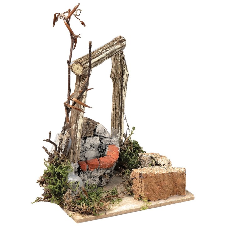 Pozo de yeso con viga cm 10x10x11,5 h