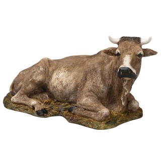 Bue in resina Landi Moranduzzo per statue 15 cm